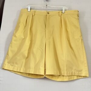 Polo Ralph Lauren Shorts Mens Yellow Classic Chino Preppy Golf Summer‎ Cotton 40